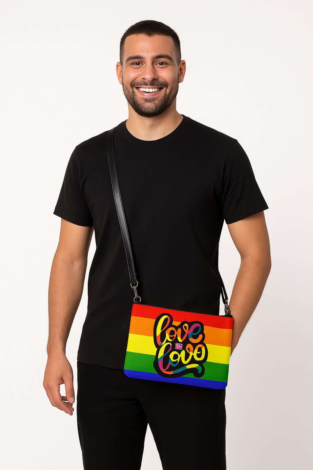 'Love Is Love' Crossbody Shoulder Strap Bag
