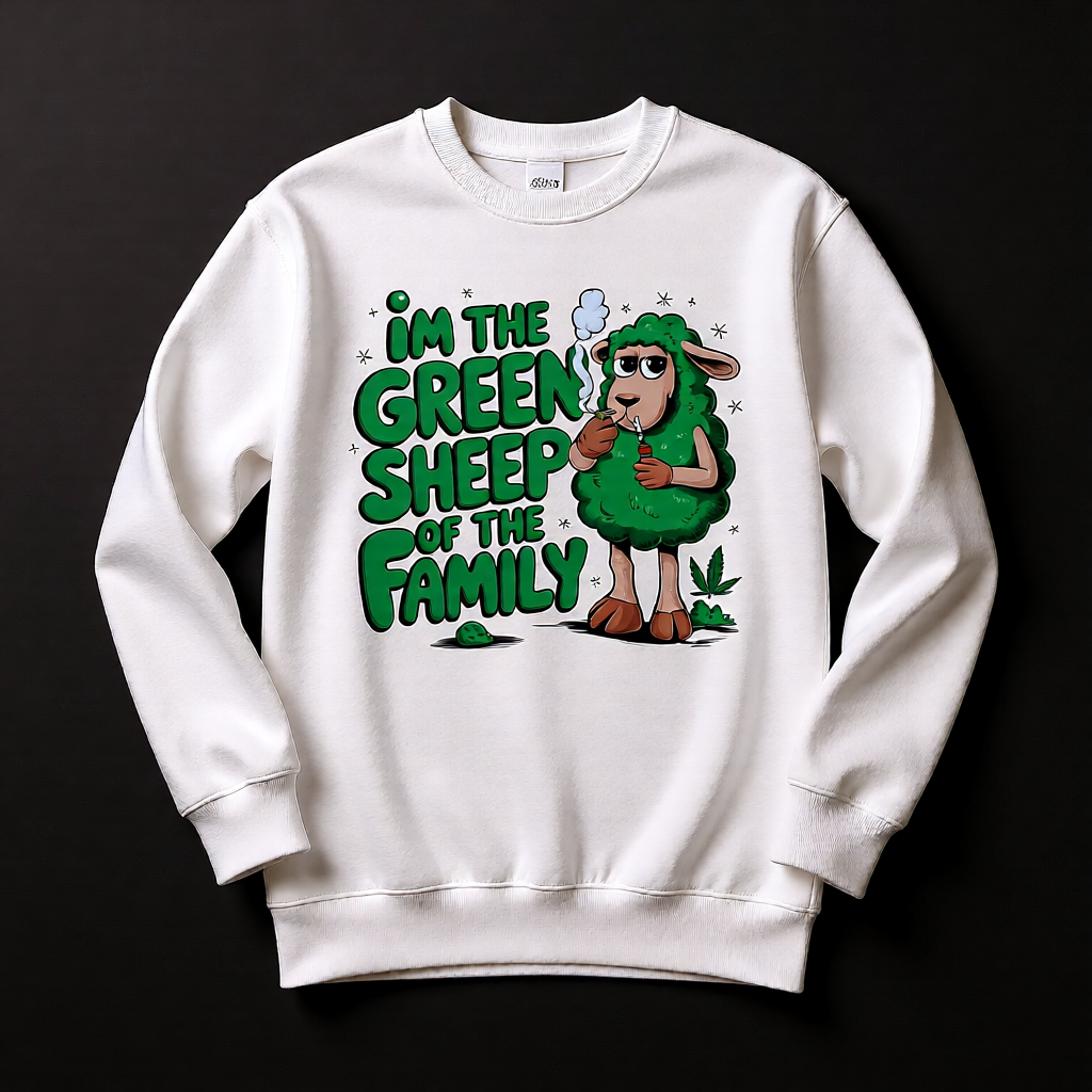 'Green Sheep' Sweatshirt