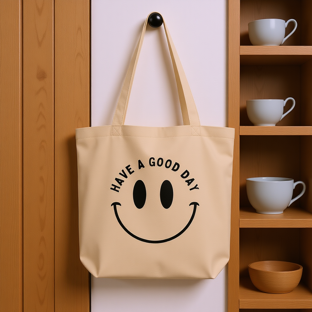Smiley Face Eco Tote Bag