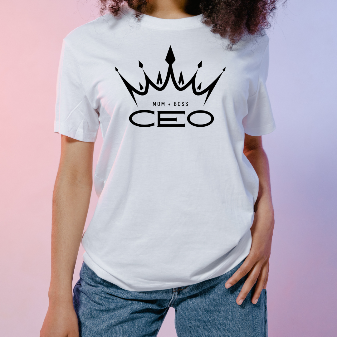 Mom+ Boss CEO Women's Relaxed T-Shirt