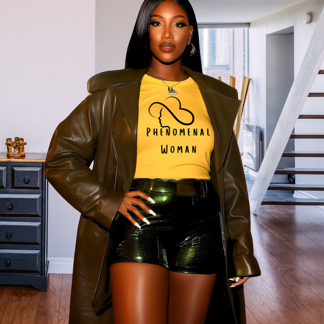 Phenomenal Woman Short Sleeve T-shirt