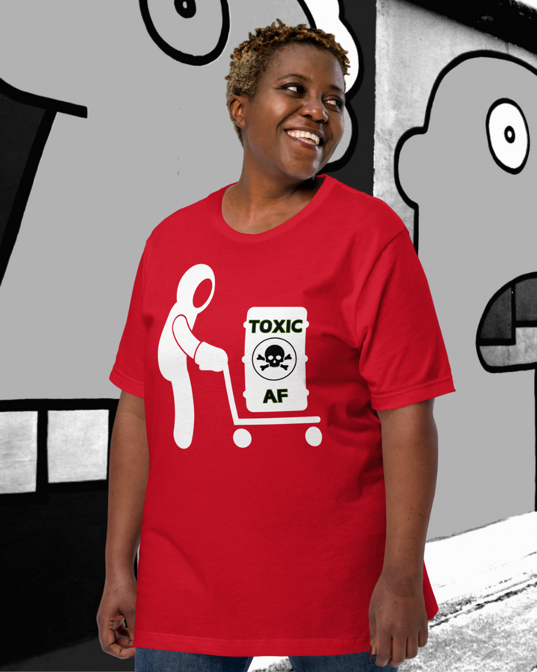 Toxic AF Short Sleeve Graphic T-shirt