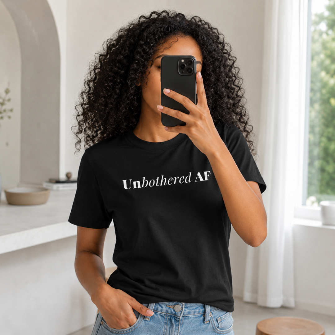 'Unbothered Af' Women's Statement T-shirt