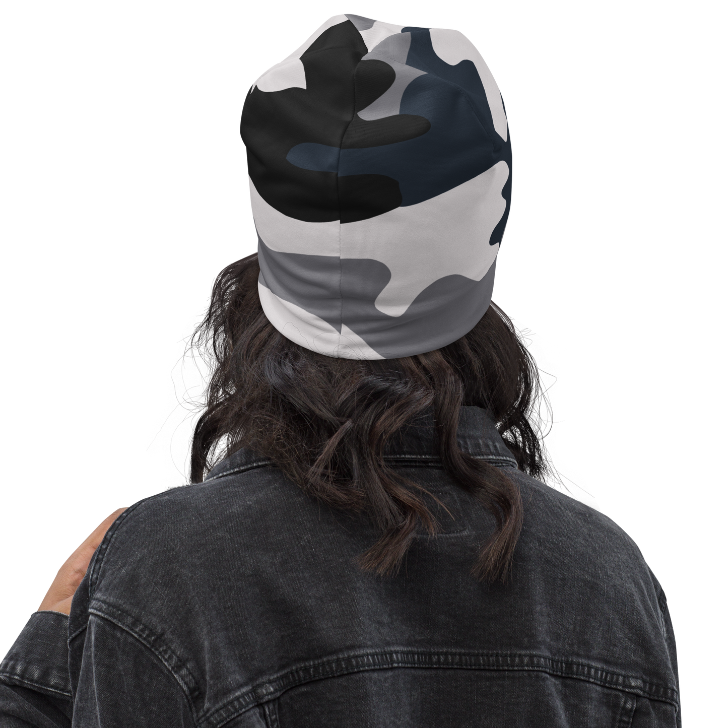 Double Layered Camo Beanie