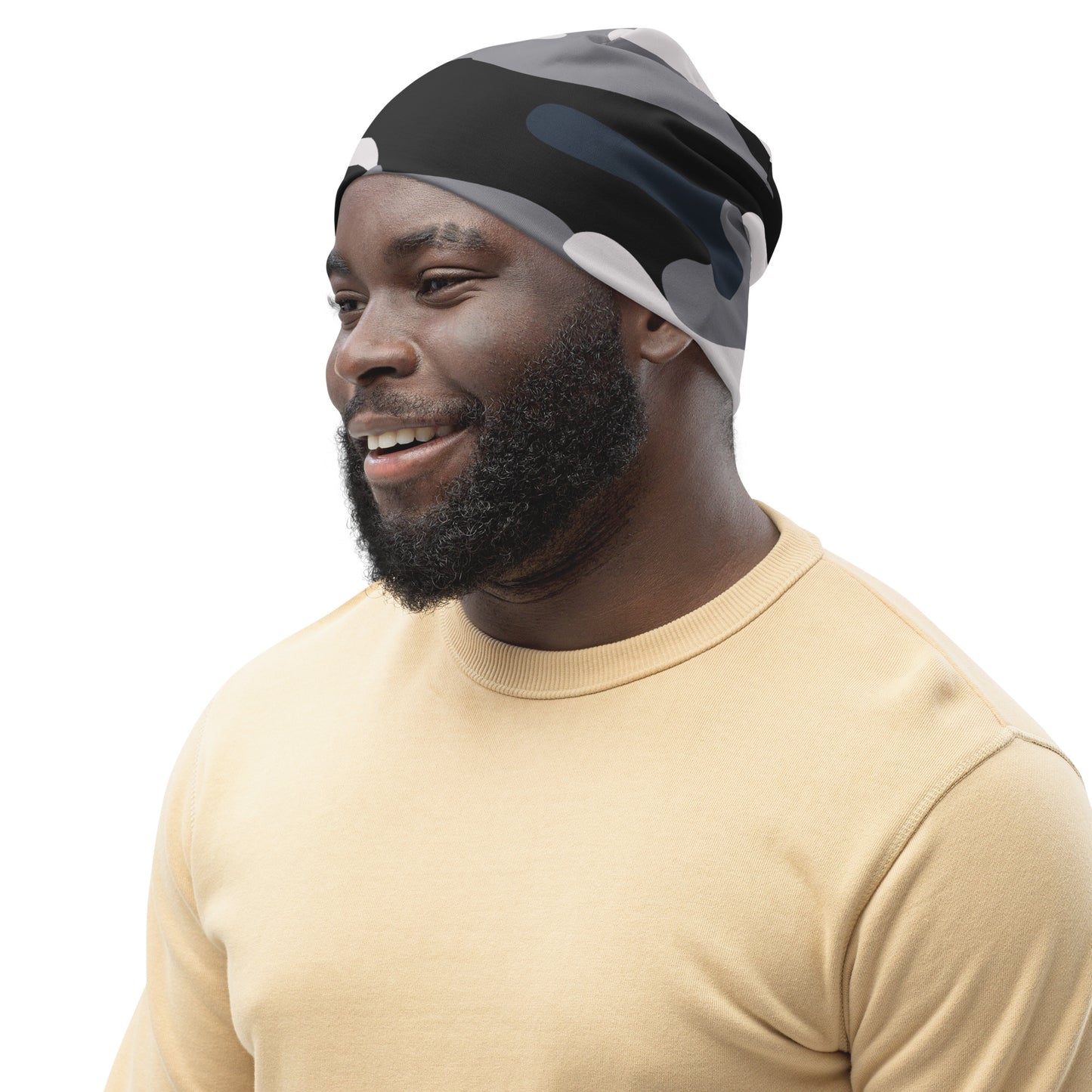 Double Layered Camo Beanie