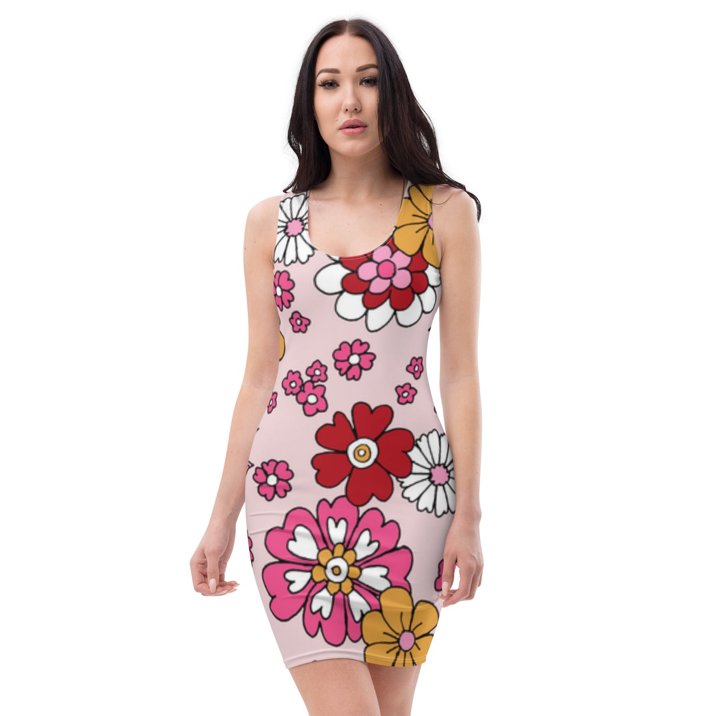Sleeveless Fitted Dress