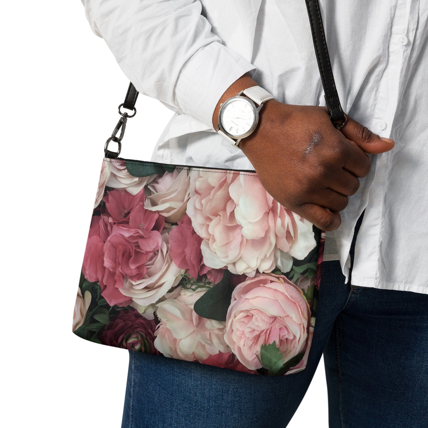 Versatile Crossbody Bag with Wrist Strap