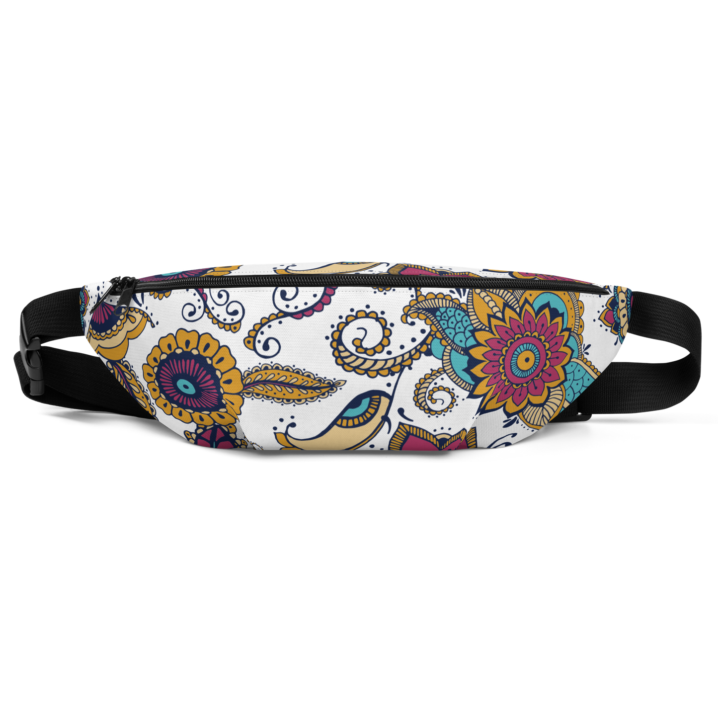 Bundle #4 Tyrian Purple Reversible Bucket Hat + Abstract Fanny Pack Travel Waist Bag