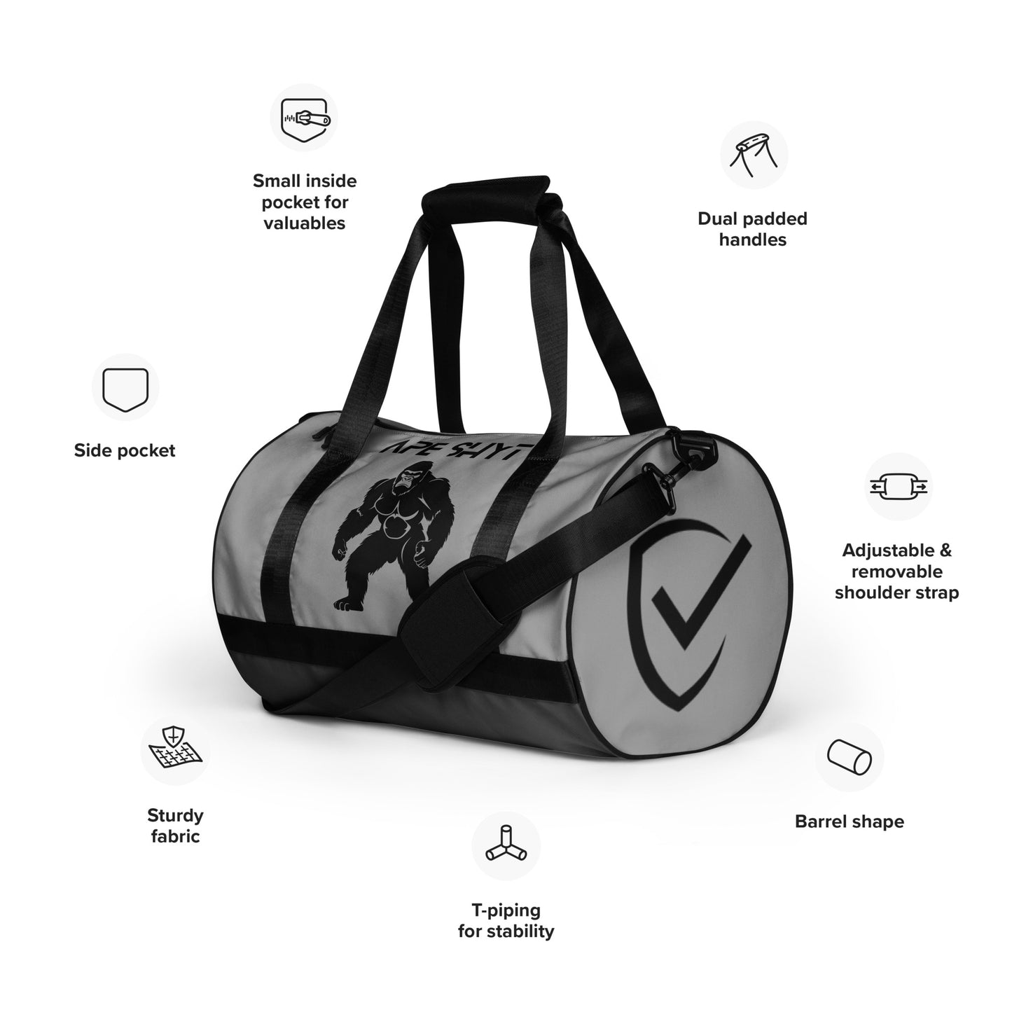 Ape Shyt Water-Resistant Duffle Bag