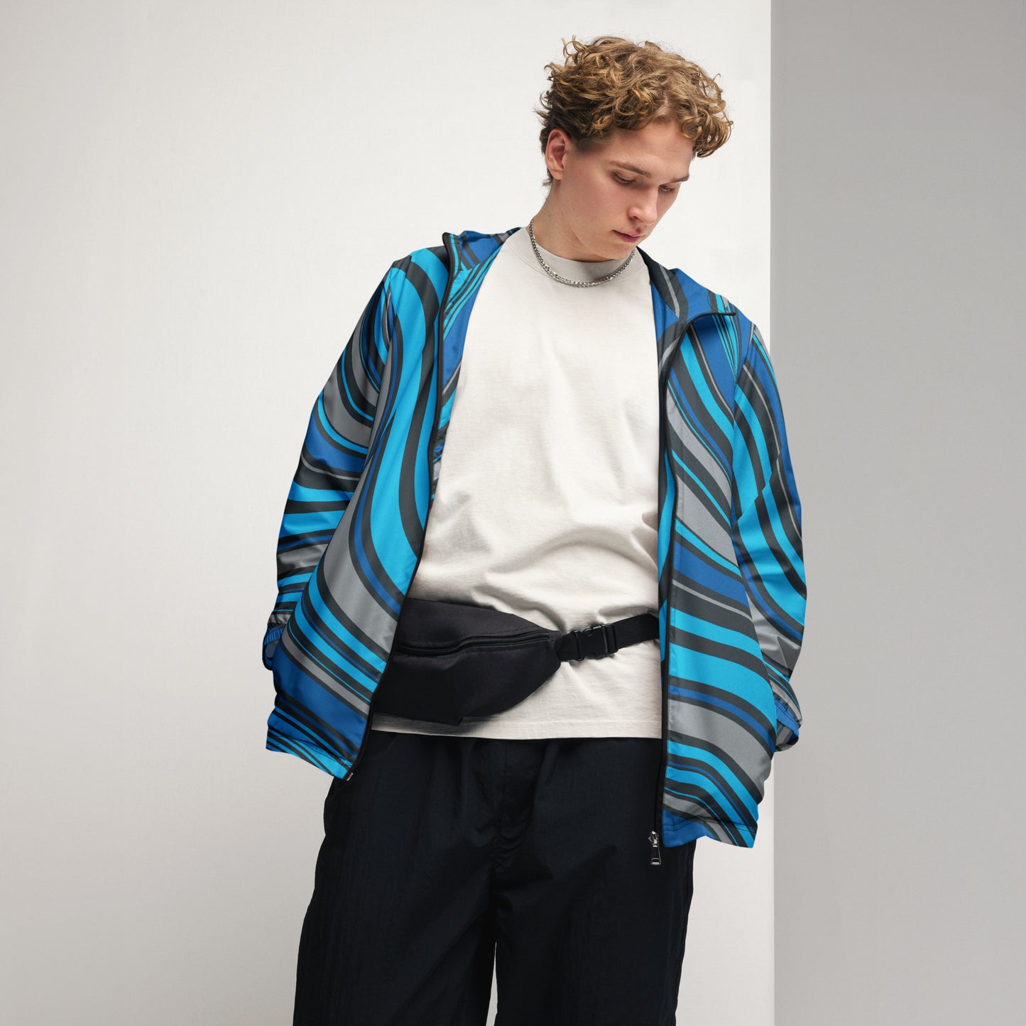 Men’s Stripe Windbreaker