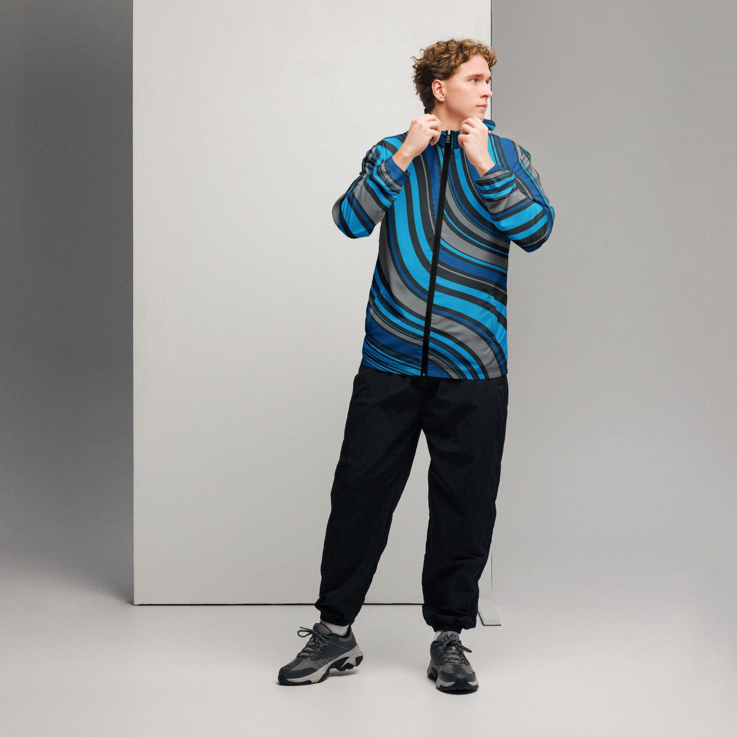 Men’s Stripe Windbreaker
