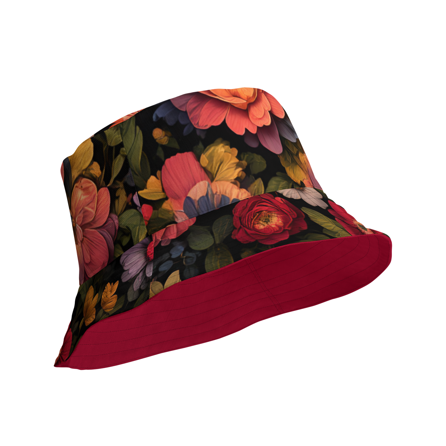 Carmine Reversible Bucket Hat
