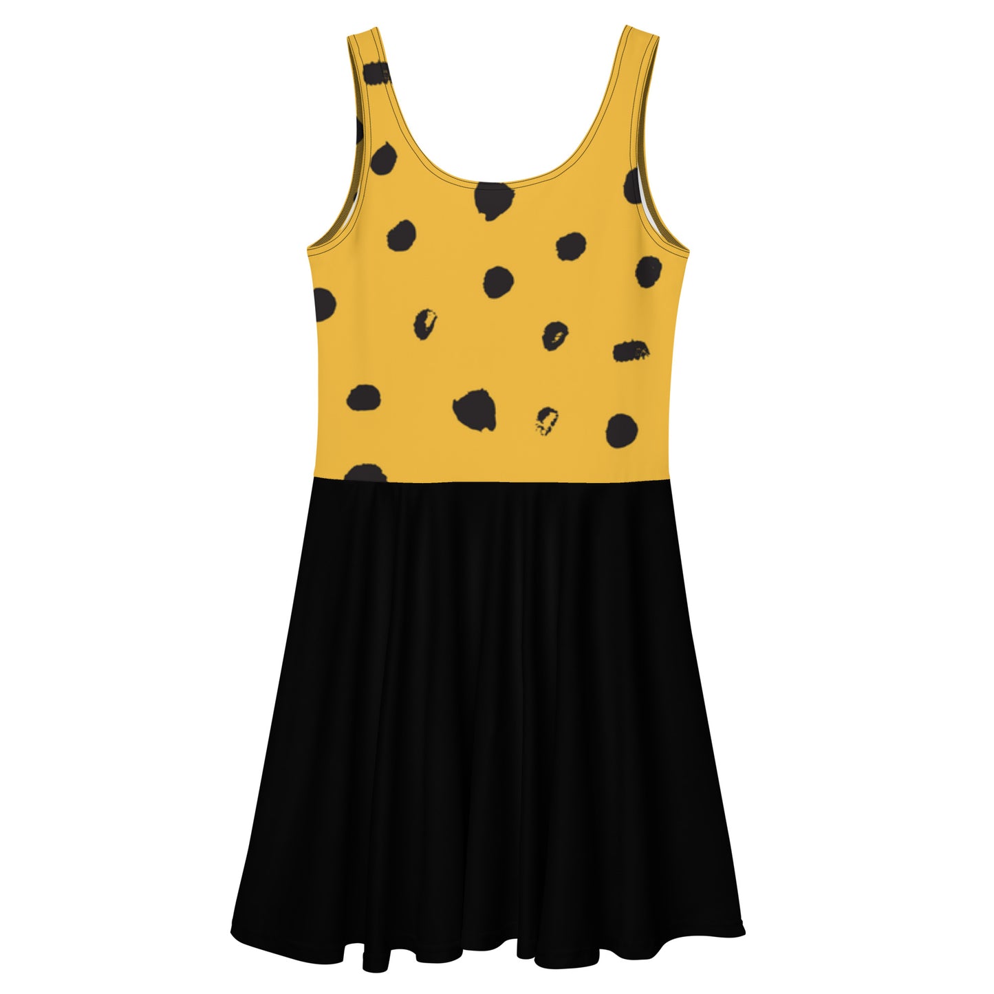 Mid-Thigh Flared Skater Dress