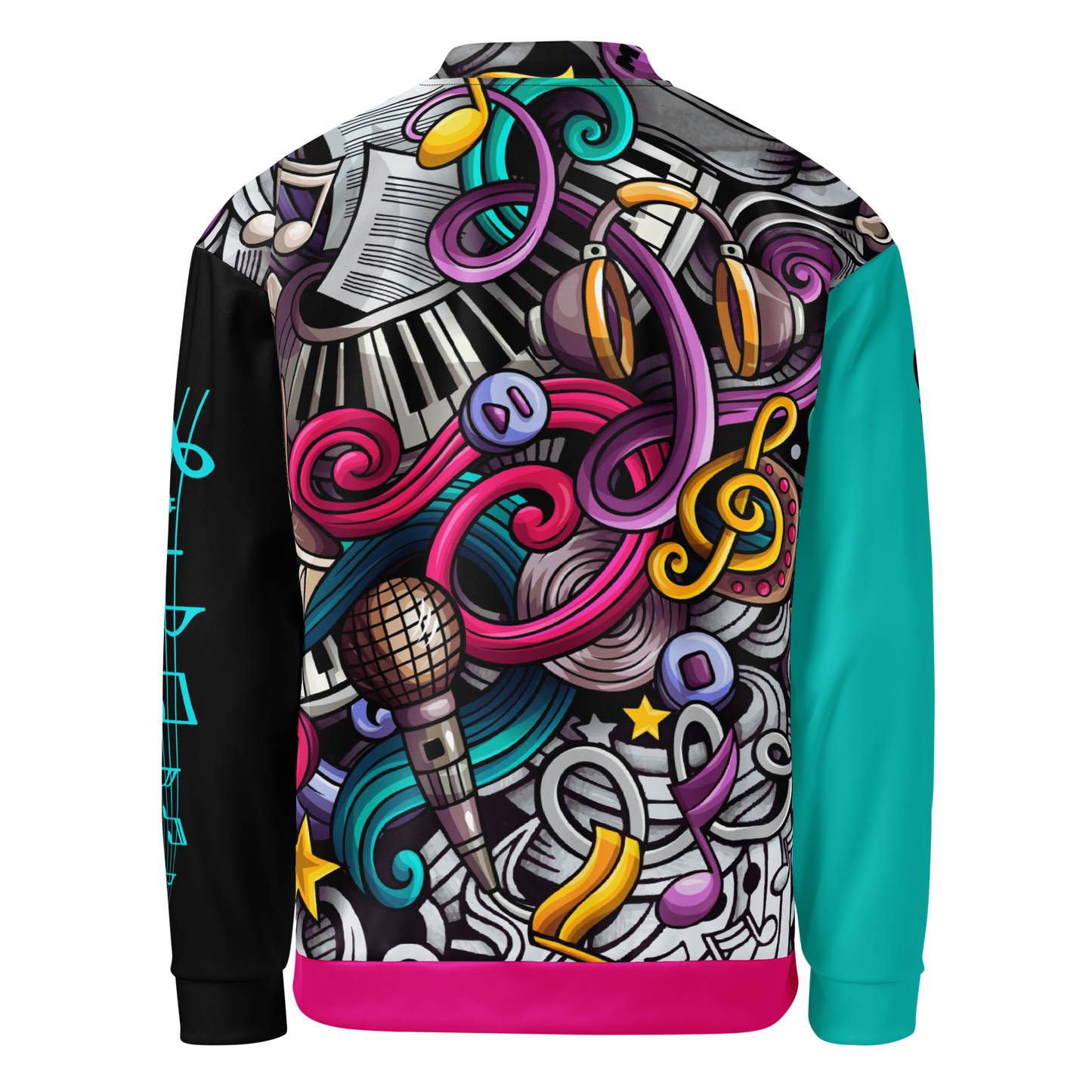 Rhythmic Vibes Bomber Jacket 🎶🔥