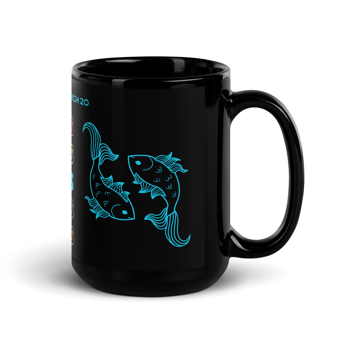 Pisces Ceramic Zodiac Mug 15 oz