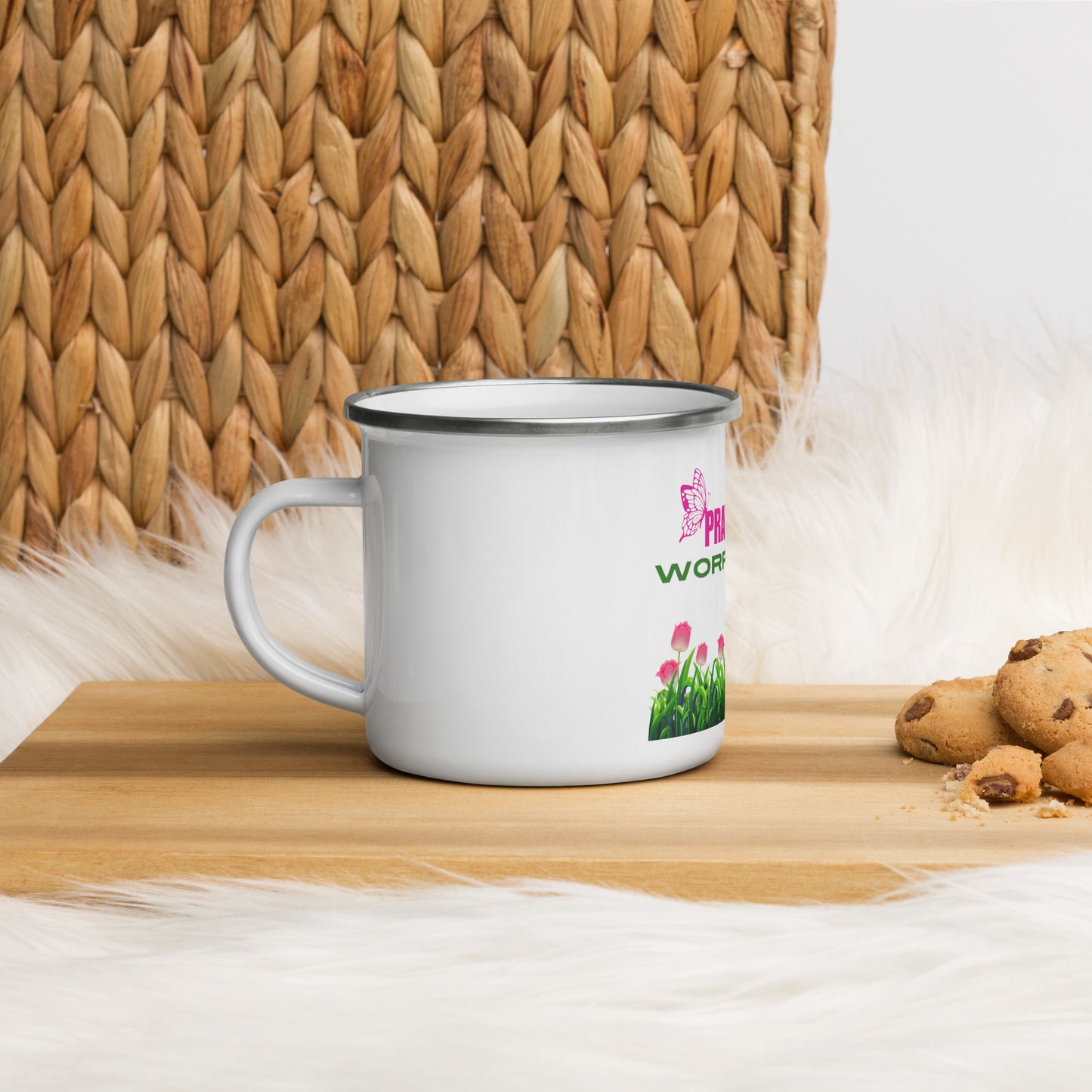Inspirational Enamel Mug