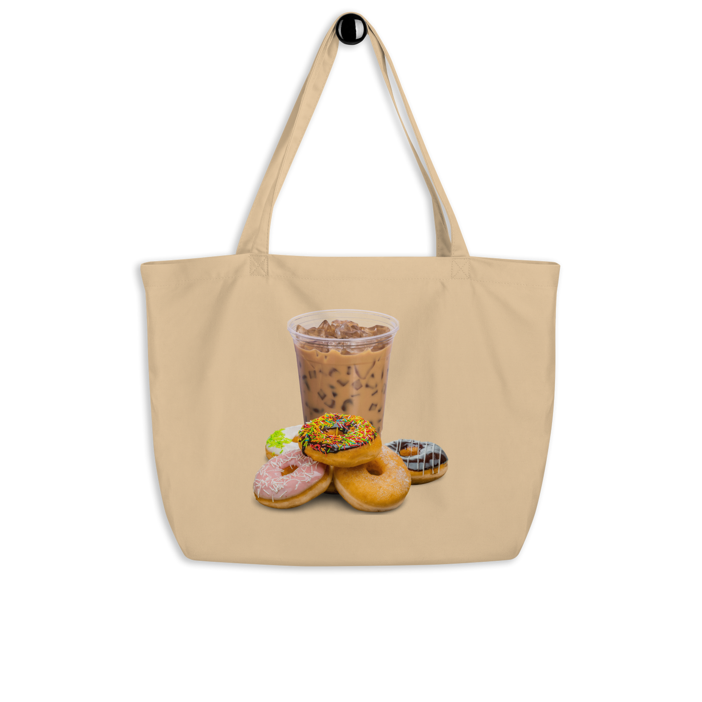 'Coffee' & Donuts' Organic Cotton Tote Bag