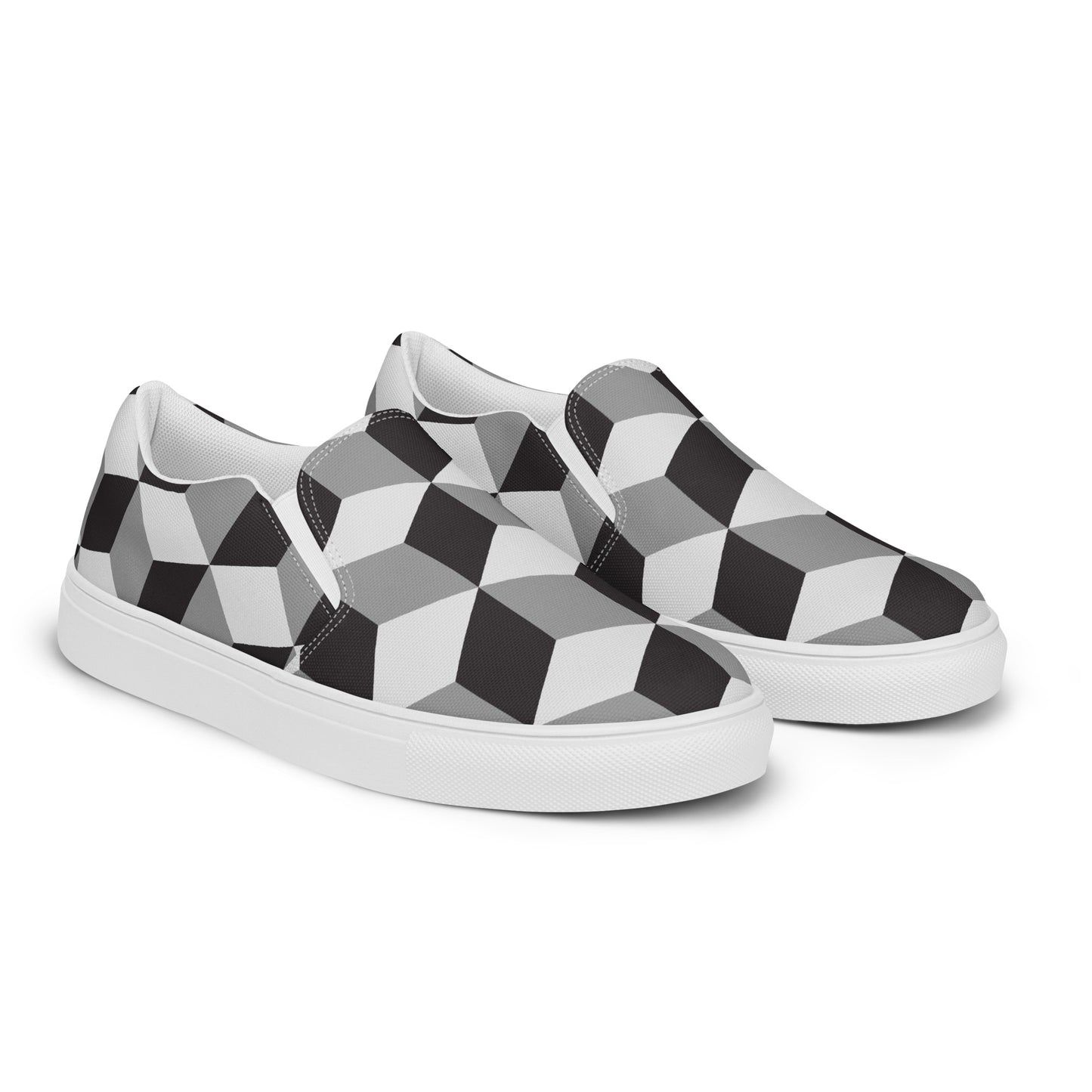 3D Men’s Slip-on Canvas Shoes
