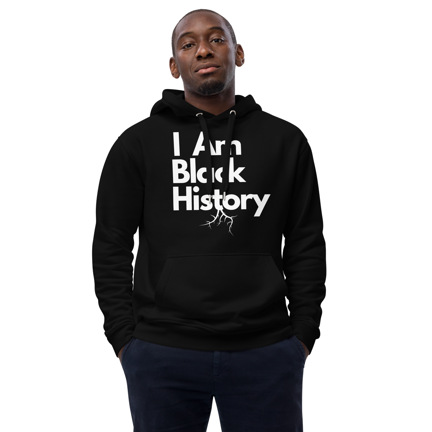 “I Am Black History” Deluxe Eco Hoodie