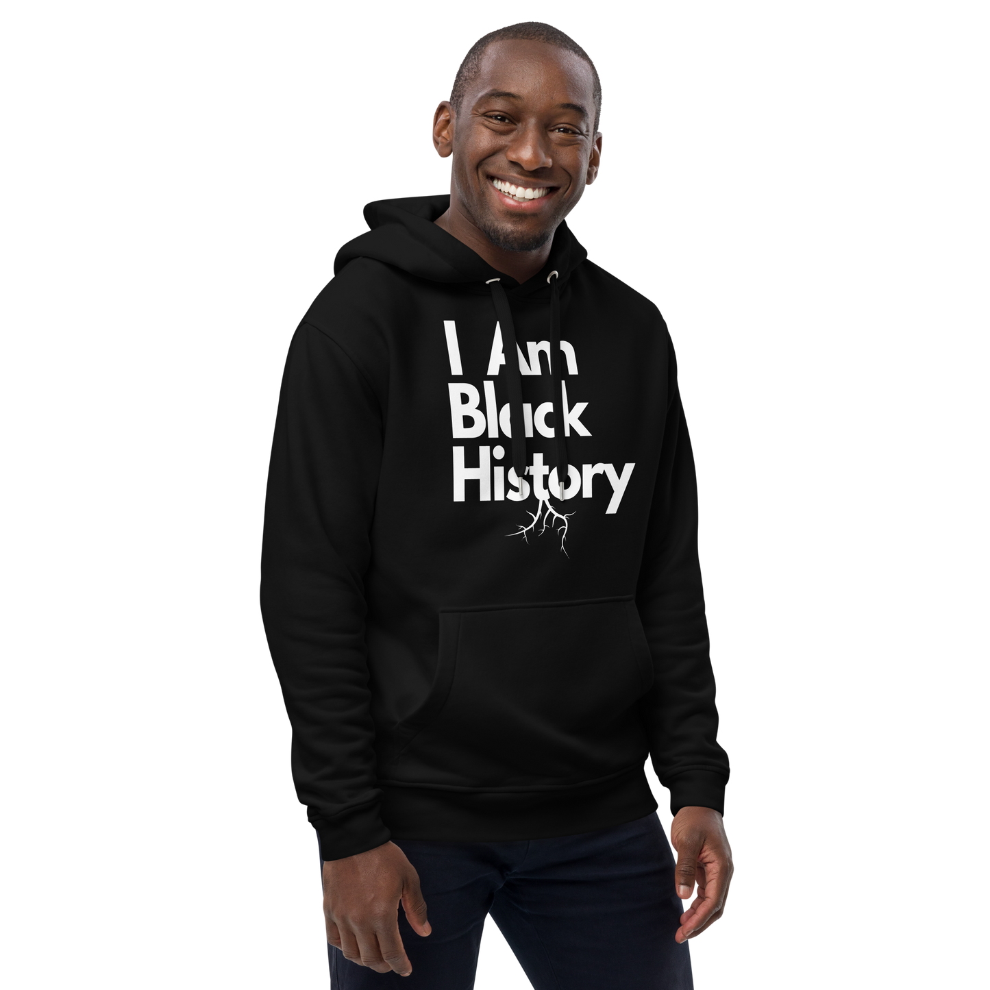 “I Am Black History” Deluxe Eco Hoodie