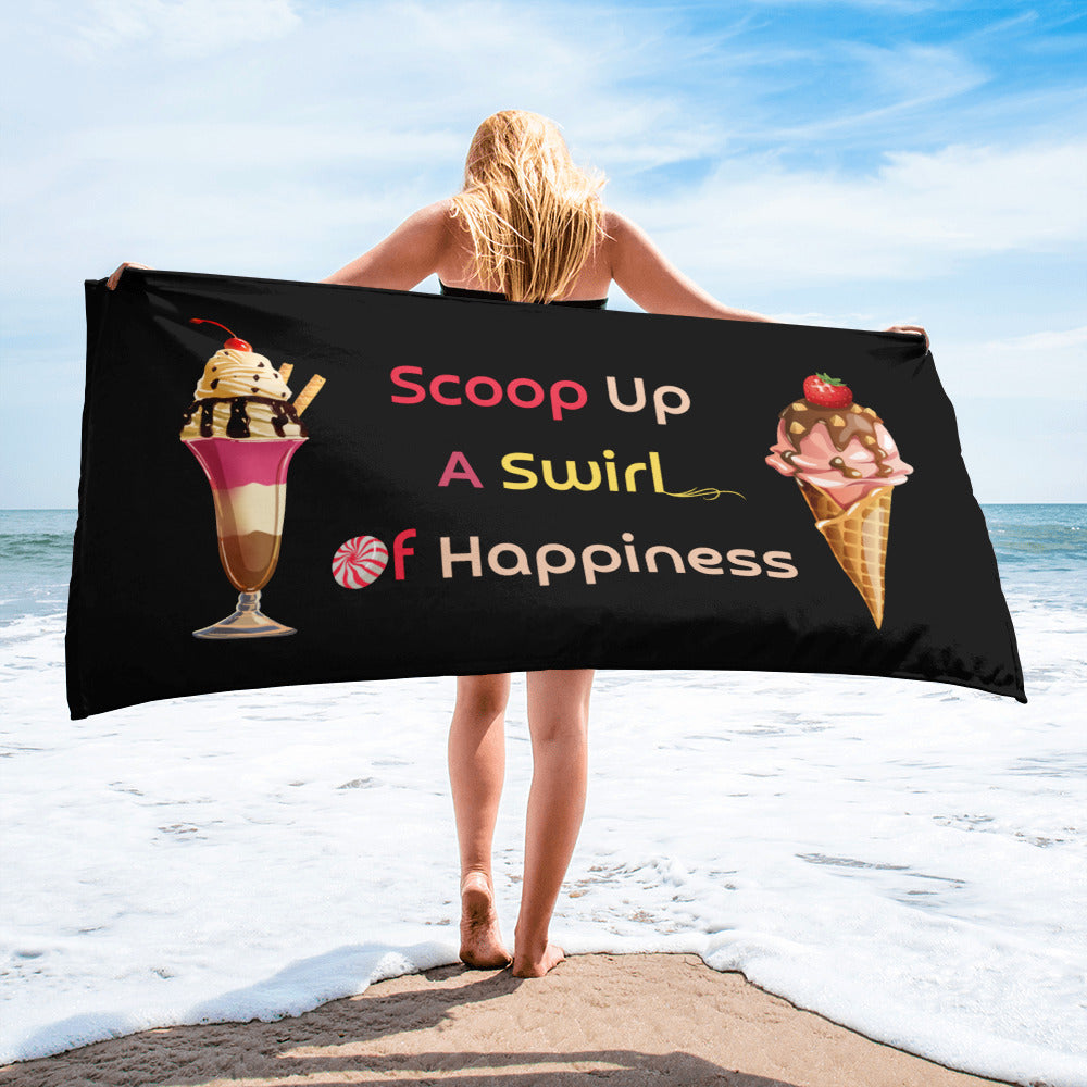 XL Ice Cream Novelty Towel