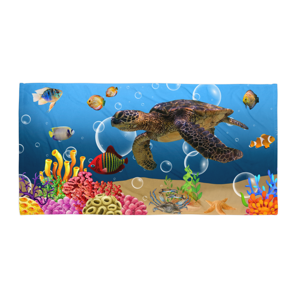 Under The Sea 30″ × 60″ Towel
