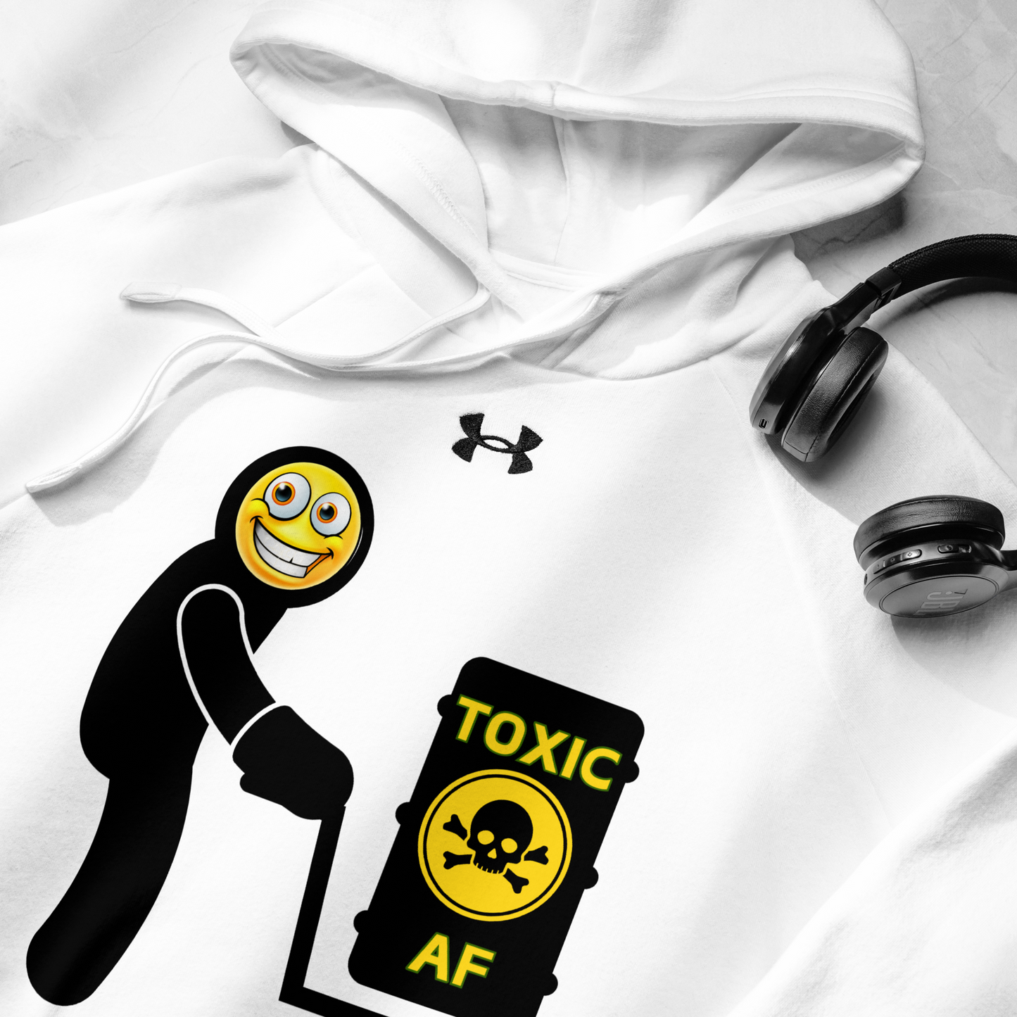 Toxic AF Under Armour® Pullover Drawstring Hoodie