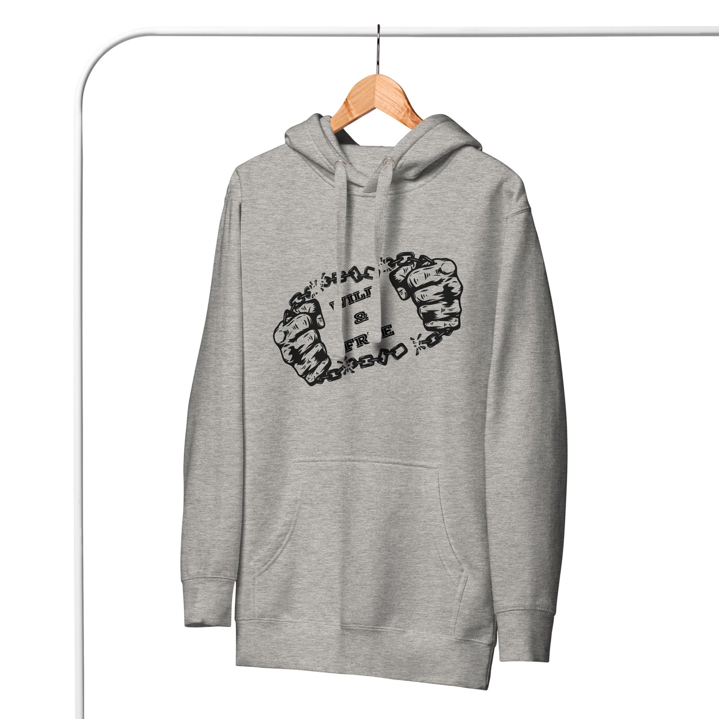 Wild & Free Cotton Face Hoodie