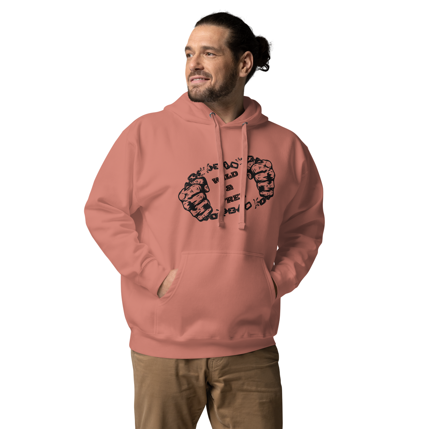 Wild & Free Cotton Face Hoodie