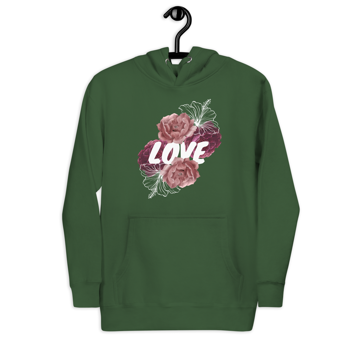 Love Floral Hoodie
