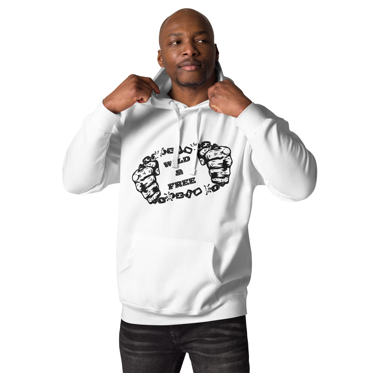 Wild & Free Cotton Face Hoodie