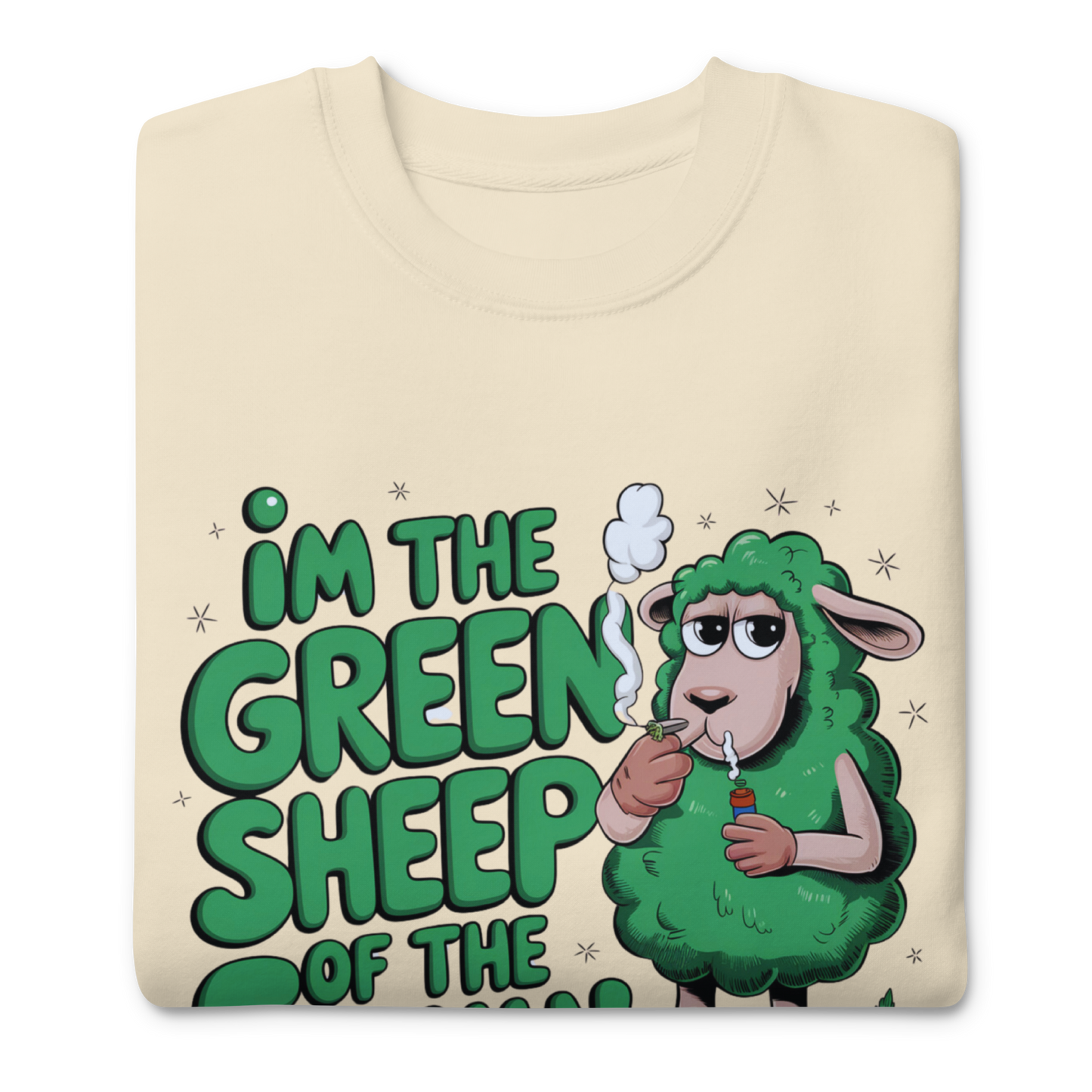 'Green Sheep' Sweatshirt