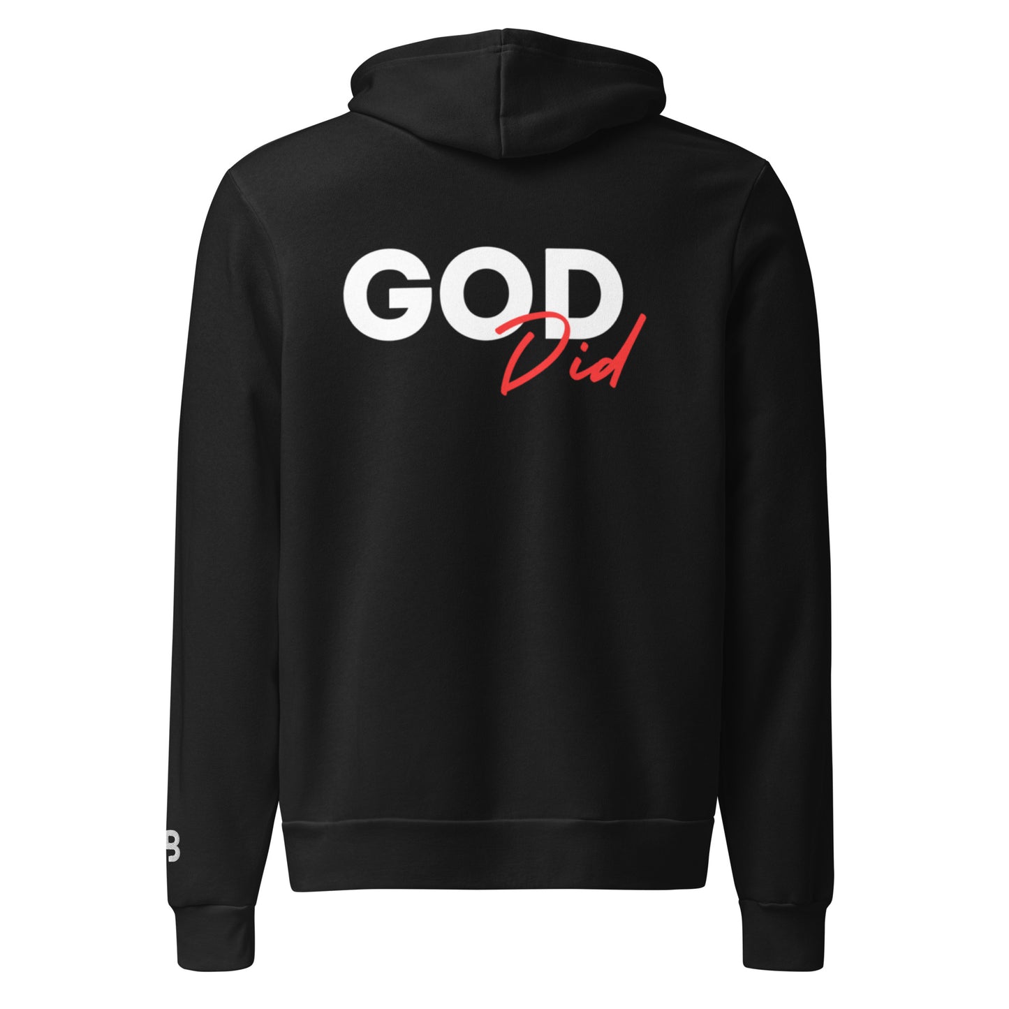 "God Did" Men's Inspirational Hoodie