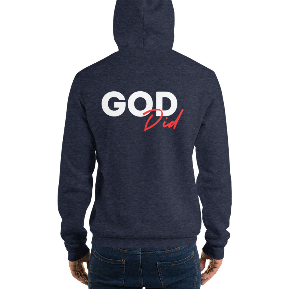 "God Did" Men's Inspirational Hoodie