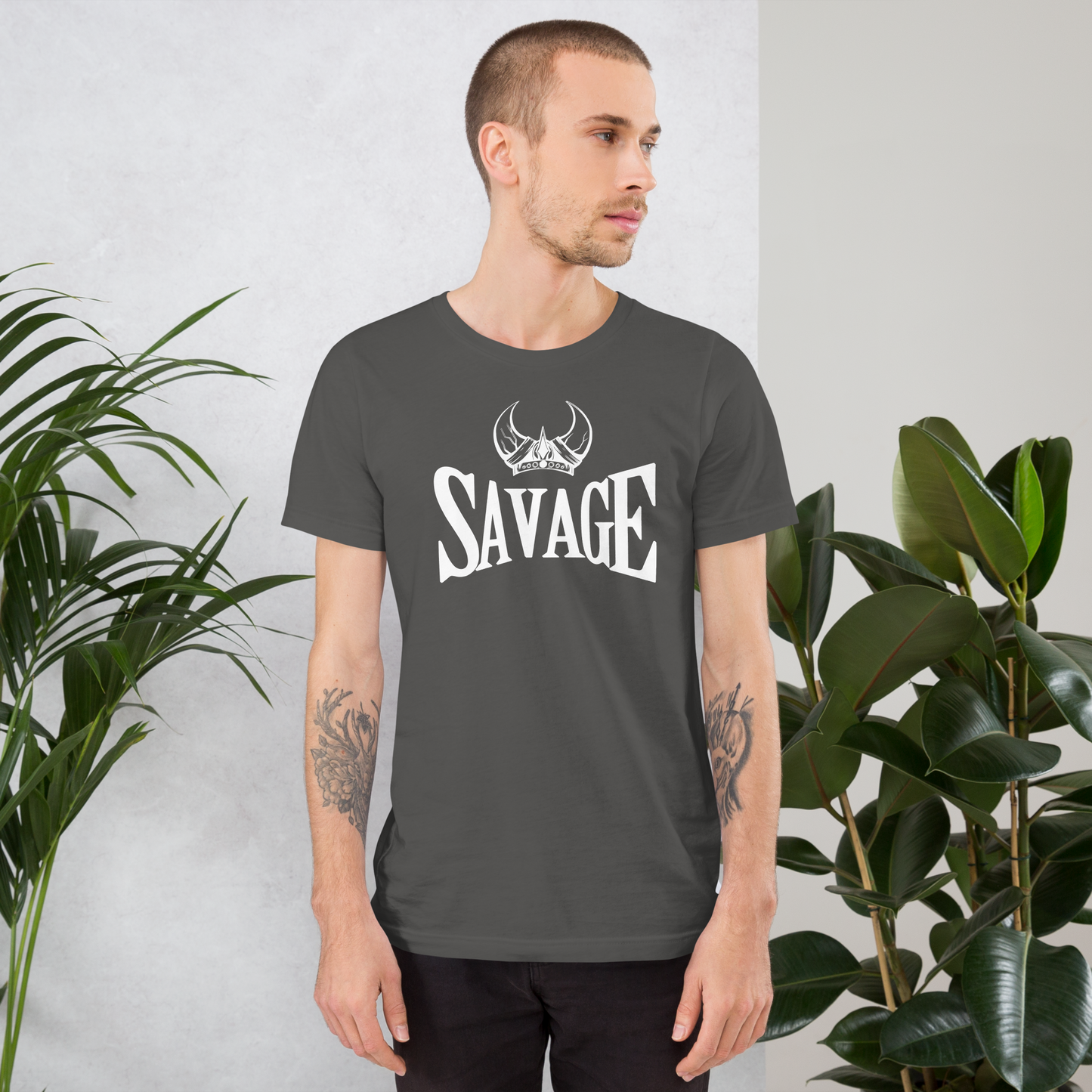 ‘Savage’ Short Sleeve Men's T-shirt