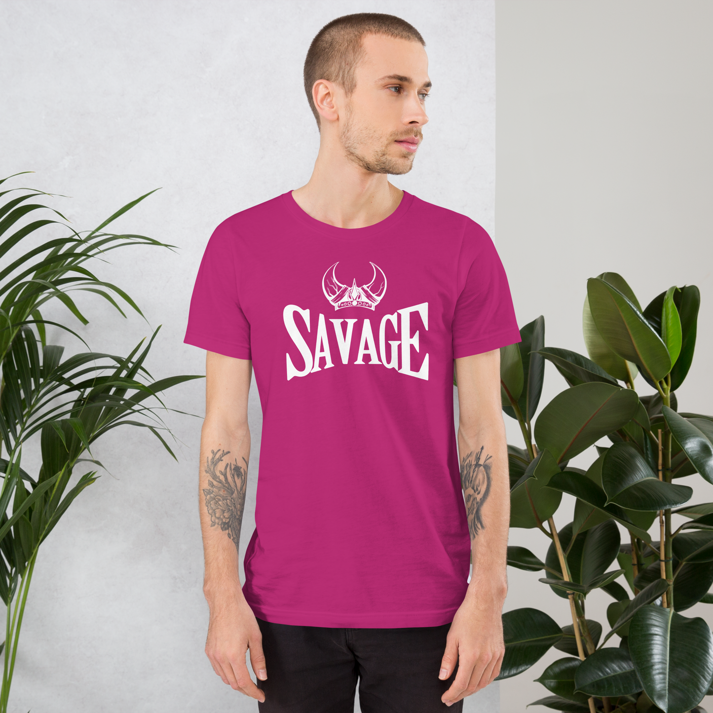 ‘Savage’ Short Sleeve Men's T-shirt