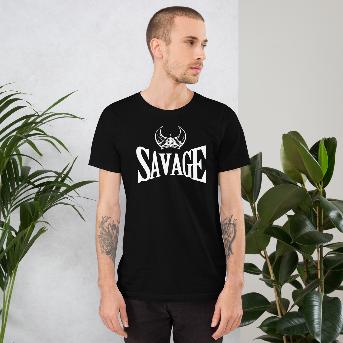 ‘Savage’ Short Sleeve Men's T-shirt
