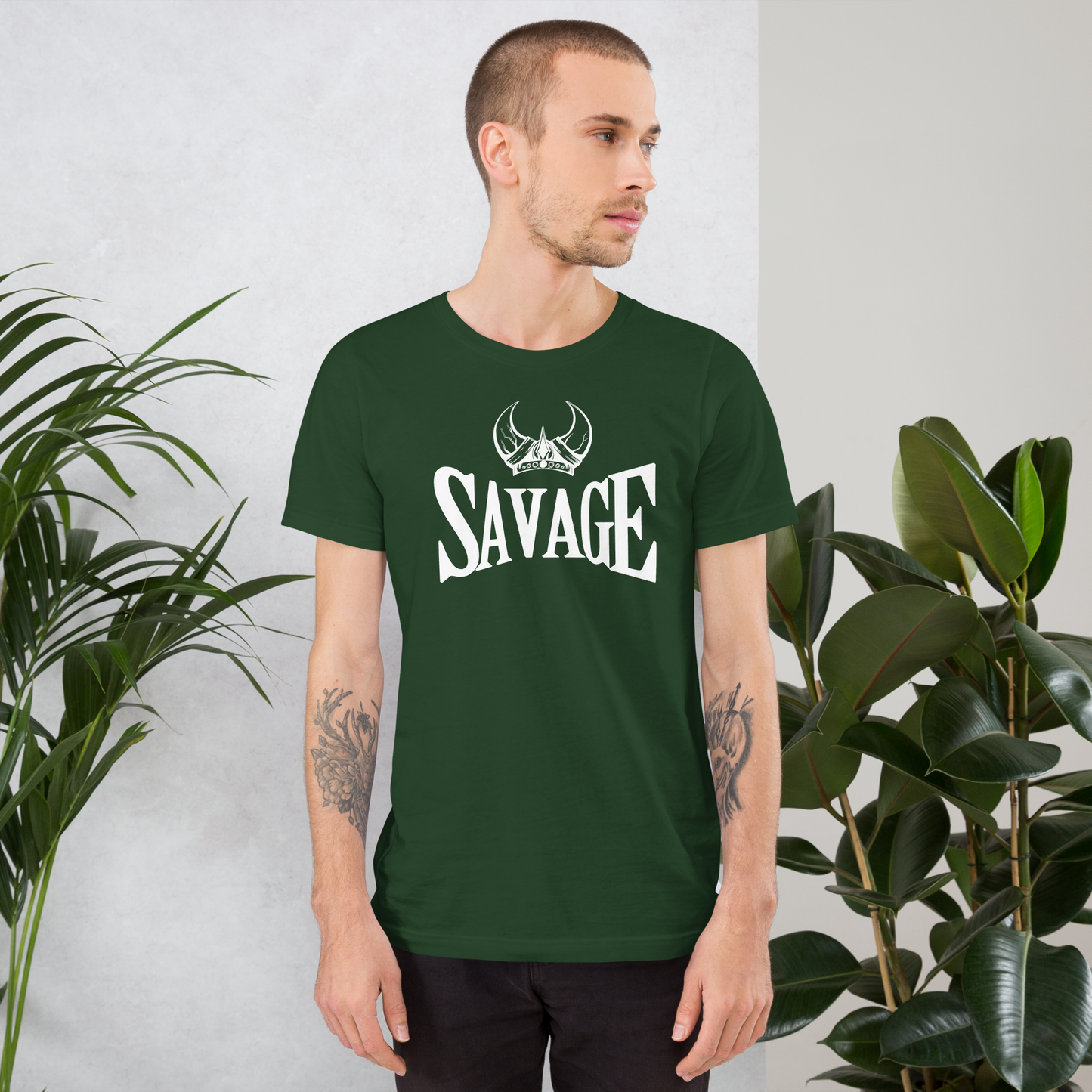 ‘Savage’ Short Sleeve Men's T-shirt