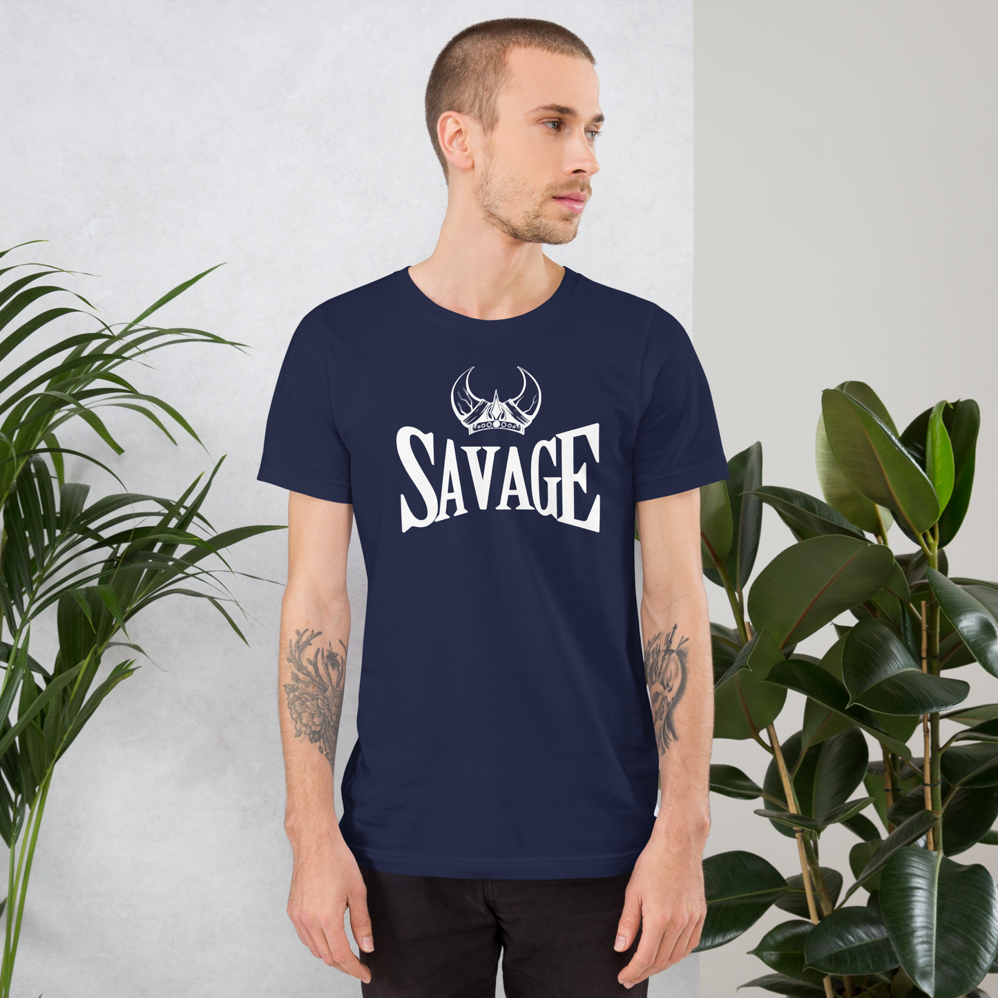 ‘Savage’ Short Sleeve Men's T-shirt