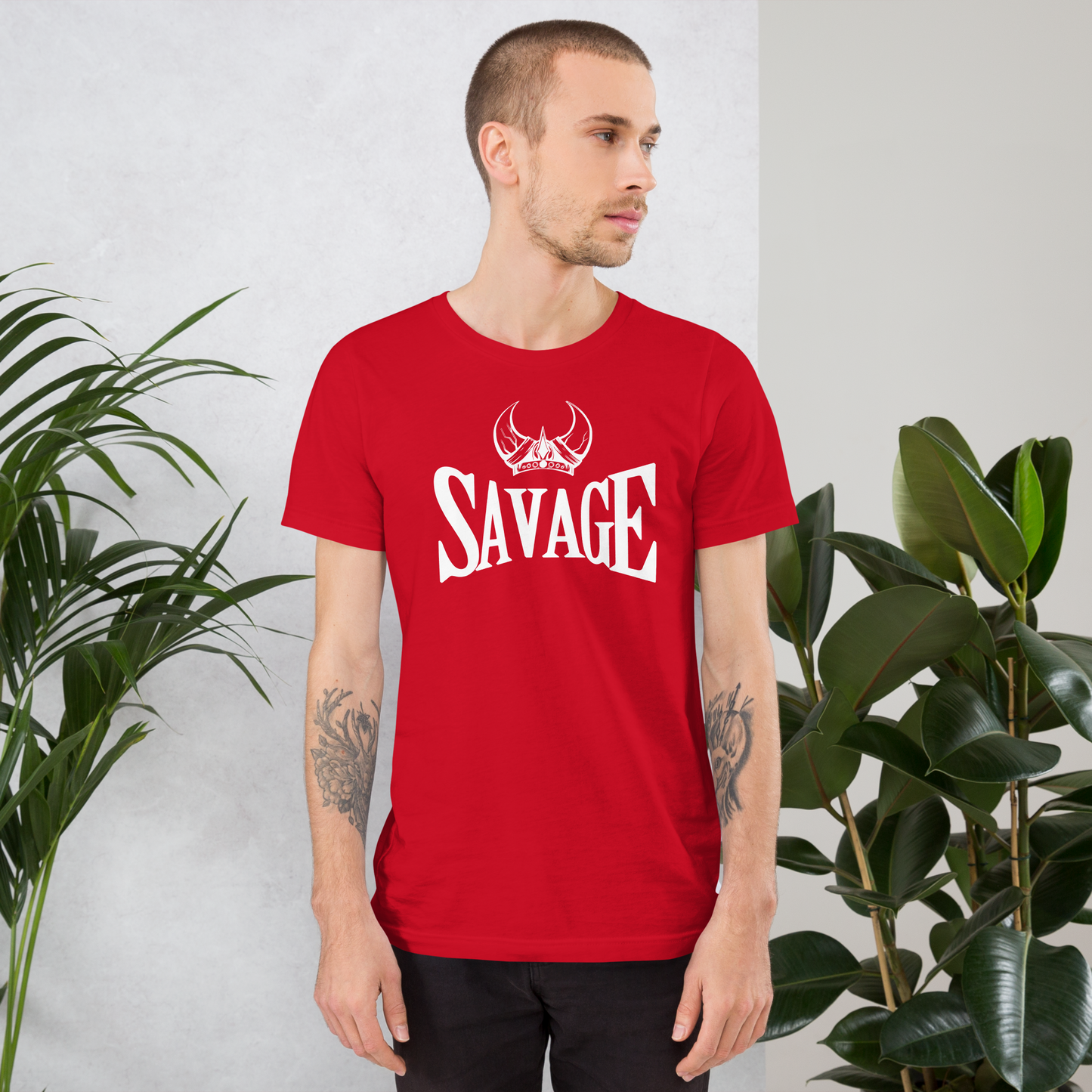 ‘Savage’ Short Sleeve Men's T-shirt