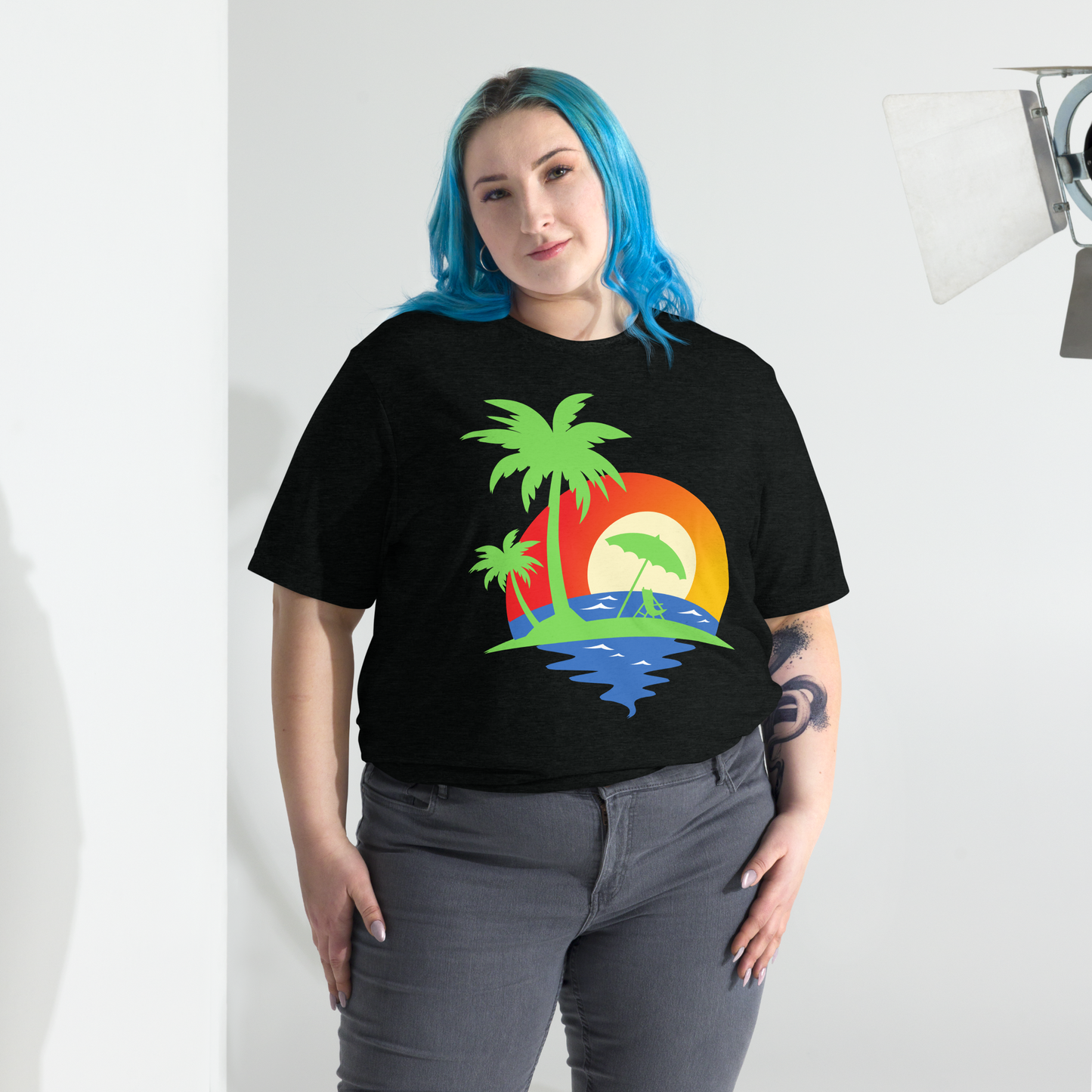 Sunsets and Palm Trees Graphic Tee