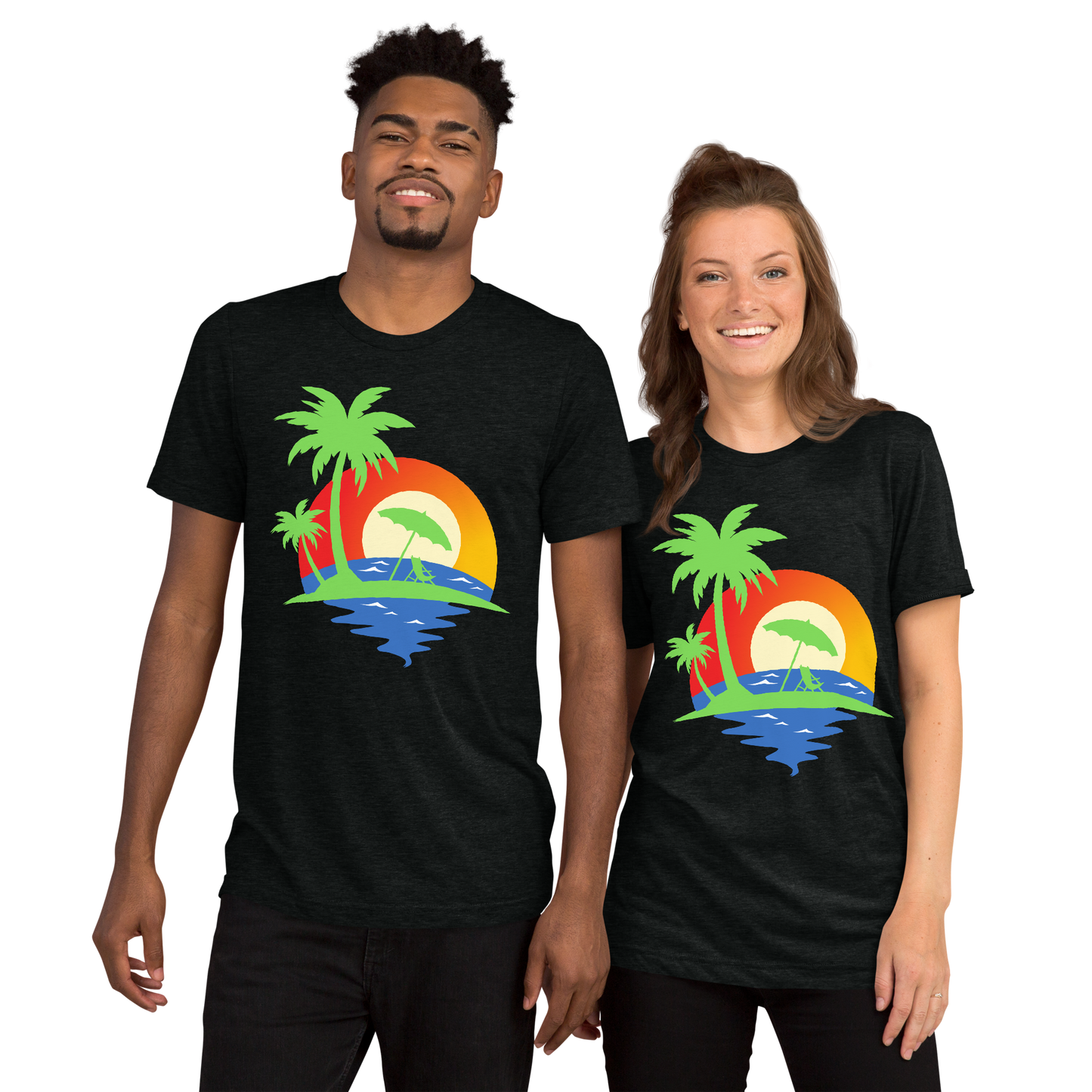 Sunsets and Palm Trees Graphic Tee