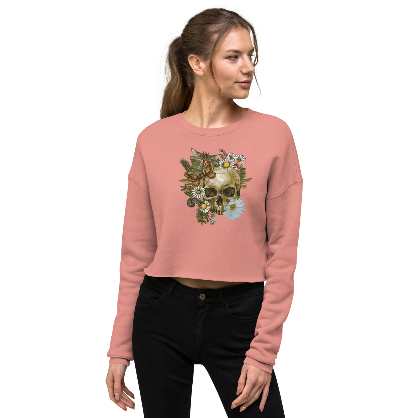 Fleece Crop Sweatshirt