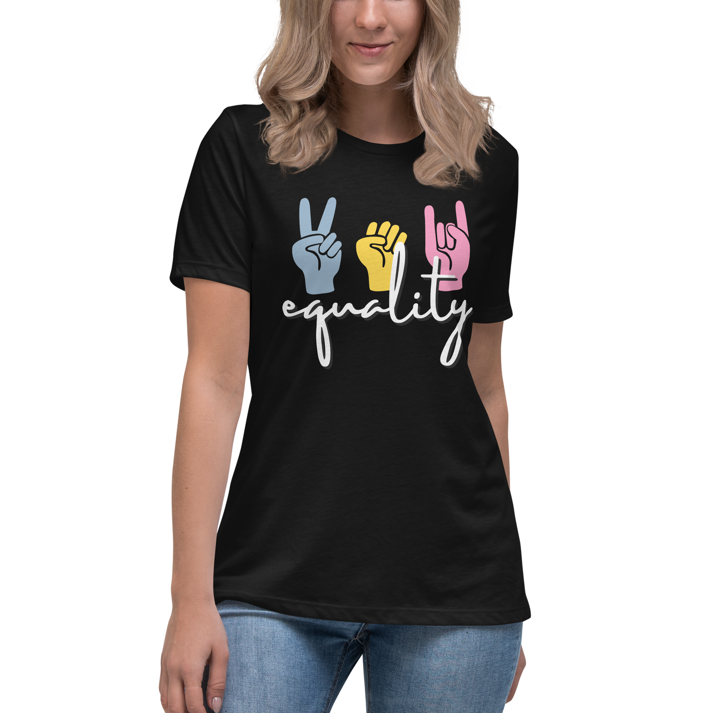 'Equality' Women's Relaxed Fit Graphic T-Shirt