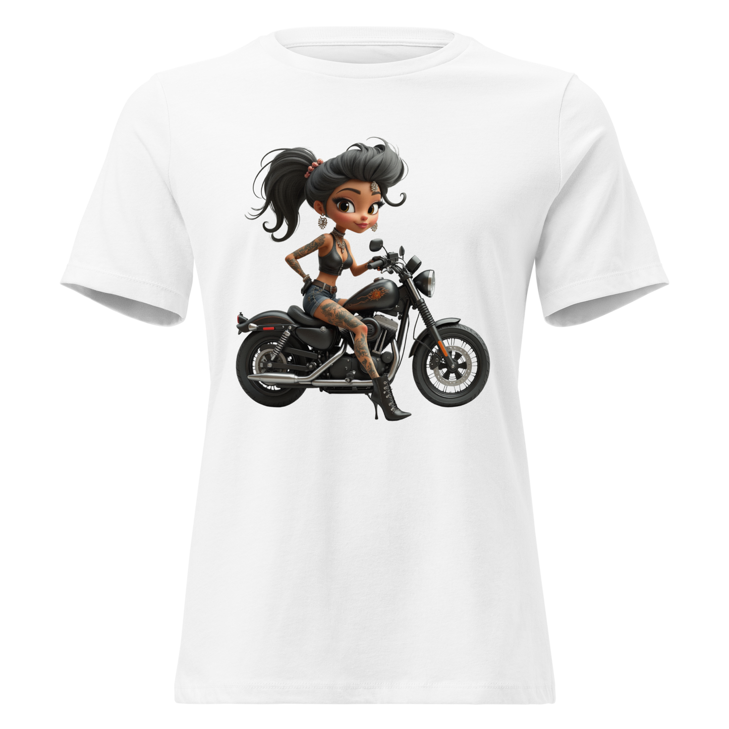 Heels & Wheels Women's Relaxed T-Shirt