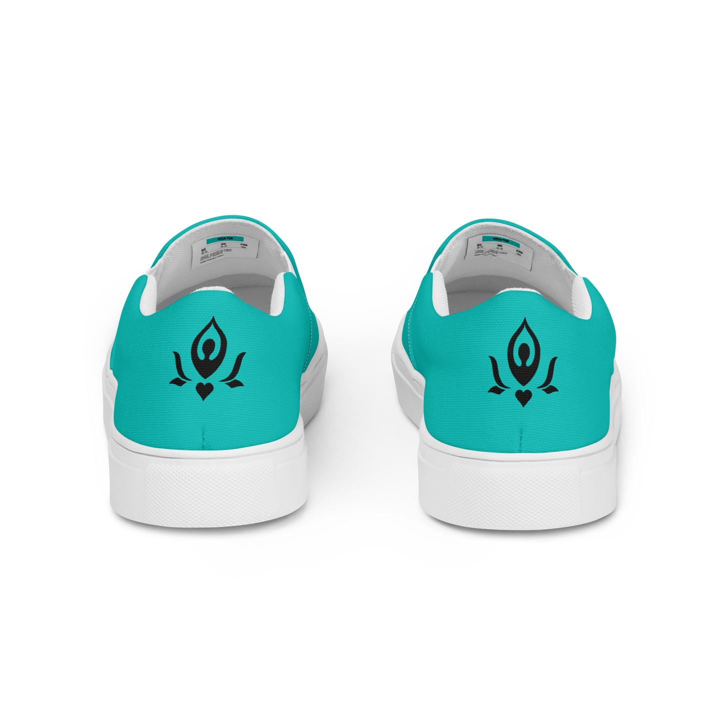 Iris Blue Women's Slip-on Canvas Shoes