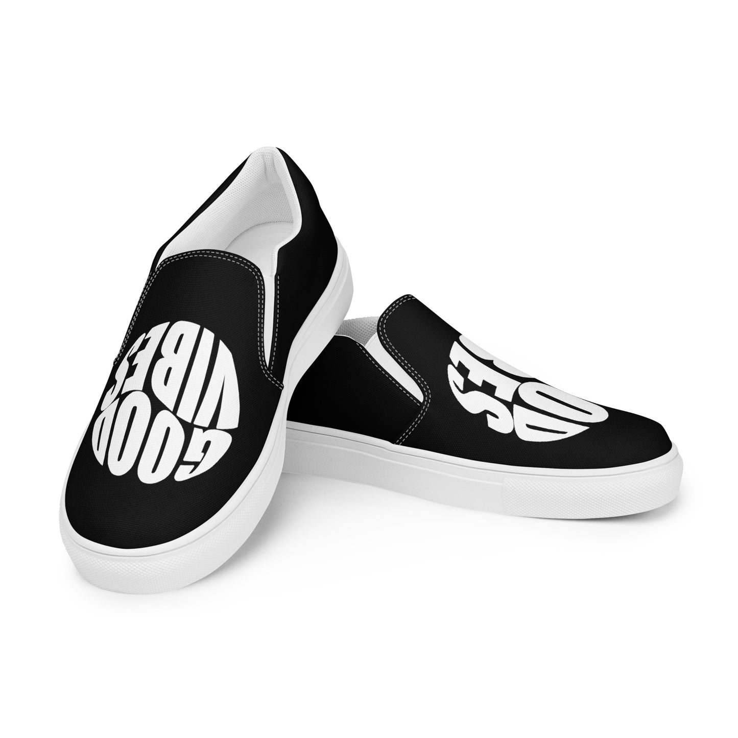 Good Vibes Women’s Canvas Slip-on Shoes