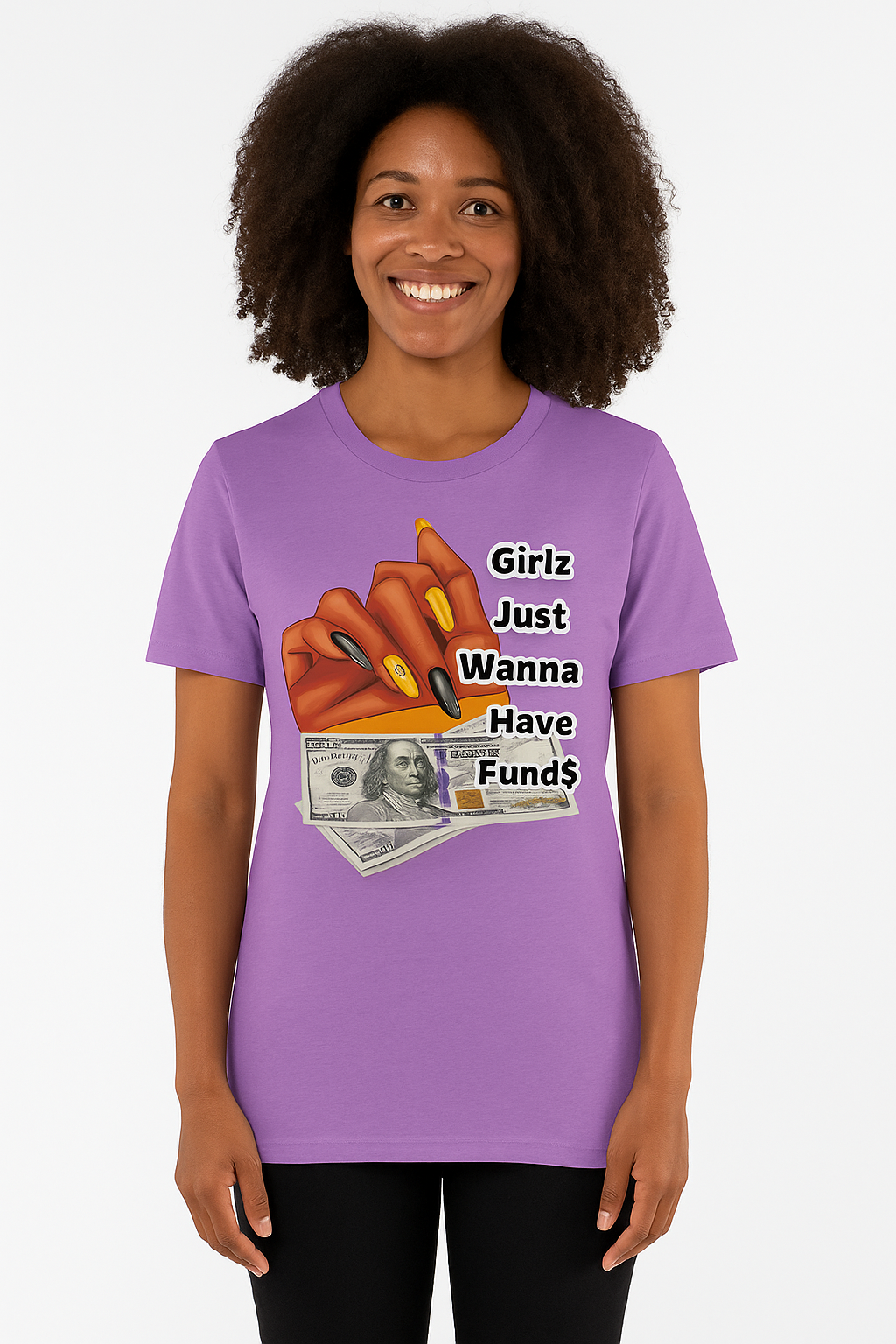 Girlz Just Wanna Have Fund$ Short Sleeve Graphic T-shirt