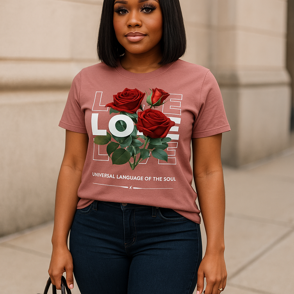 'Love' Adorned Women's Tee