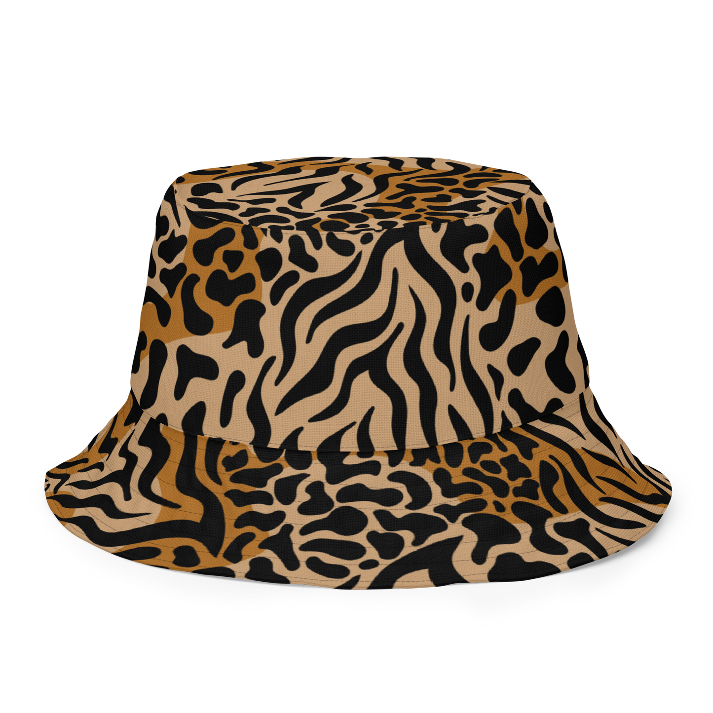 Animal Print Reversible Bucket Hat